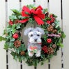 シュナウザークリスマスリース