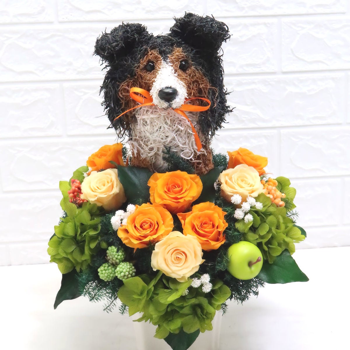 シェットランドシープドッグ　花