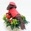 プリザーブドフラワー犬