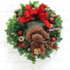 犬　クリスマスリース