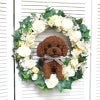トイプードル フラワーリース