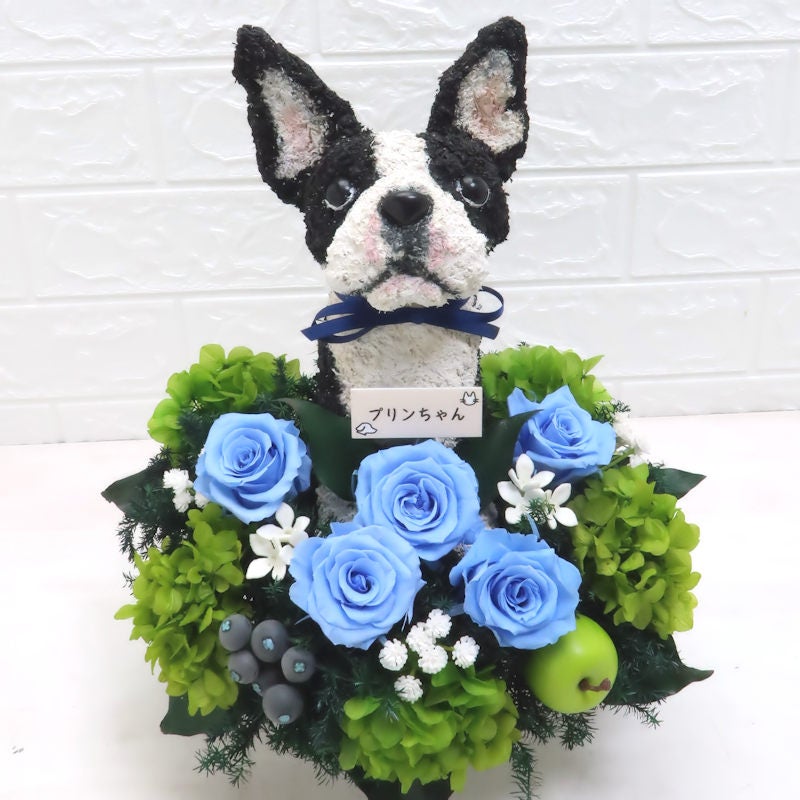 ペットのお名前付きお供え花