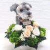 シュナウザー 花