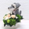 プリザーブドフラワー犬